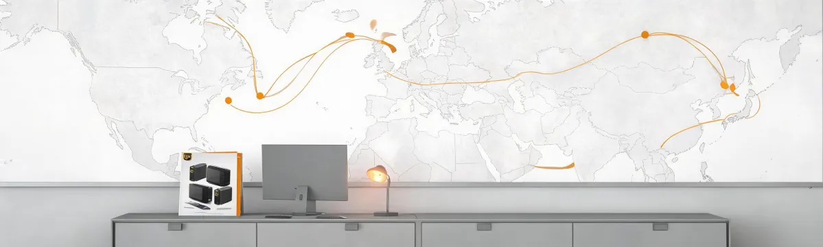 Industrial distributor service desk and regional coverage map